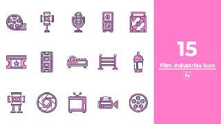 Film Industries Icon After Effects-49247187