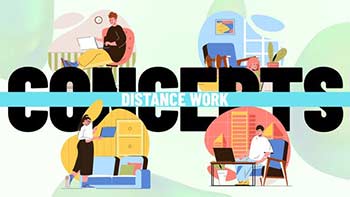 Distance work-Scene Situation-34772443