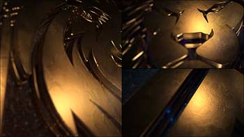 3D Gold Logo Reveal-34798570