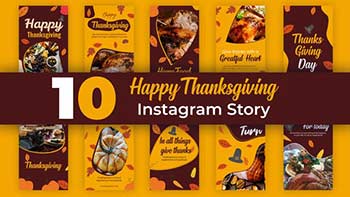 Happy Thanksgiving Instagram Story Pack-34853825