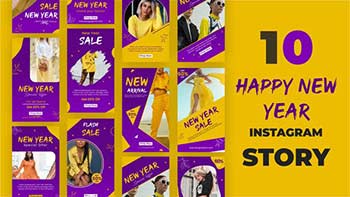 New Year Fashion Sale Instagram Story Pack-34853881