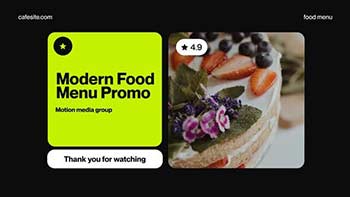 Modern Food Menu-34909571