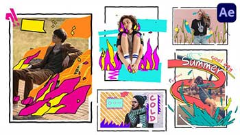 Animated photo illustration constructor-34913725