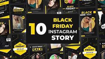 Black Friday Sale Instagram Story Pack-34916459