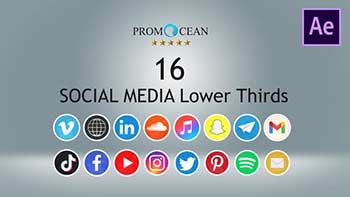 16 Social Media Lower Thirds-36223177