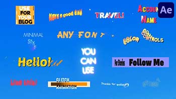Typography Scenes After Effects-36267647