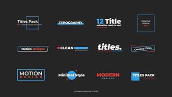 Clean Titles After Effects-36268063