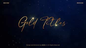 Gold Titles 4K-36270232