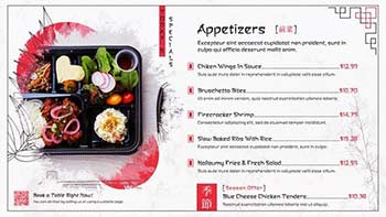 Japanese Restaurant Menu-34953672