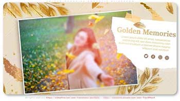 Golden Memories Romantic Slideshow-36396733