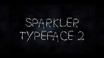 Sparkler Typeface II After Effects-35054252