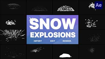 Snow Explosions After Effects-35118985