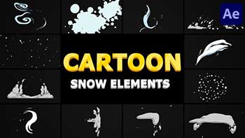 Cartoon Snow Elements After Effects-35162660