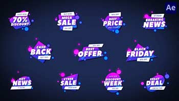 Sale News Neon Badges-35168718