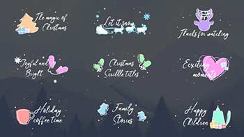 Christmas Scribble Titles After Effects-35264504