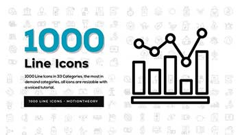 1000 Line Icons Pack-35290895