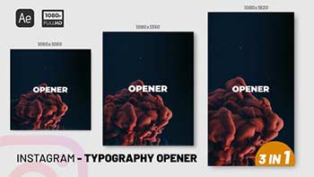 Instagram Typography Opener-35302983