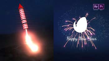 New Year Fireworks Logo Reveal-35375179