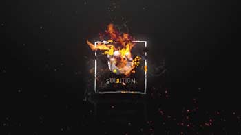Burning Fire Logo Reveal-35388658