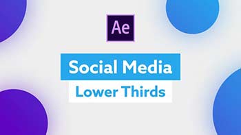 Social Media Lower Thirds for After Effects-35603601