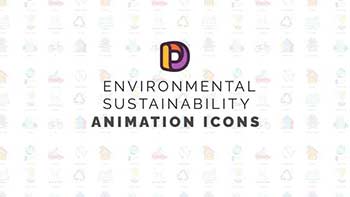 Environmental sustainability-Animation Icons-35658191