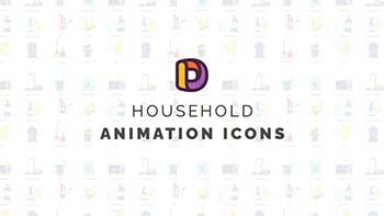 Household-Animation Icons-35658261