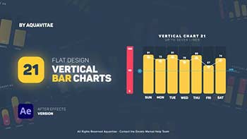 Flat Design Vertical Bar Charts-35766701