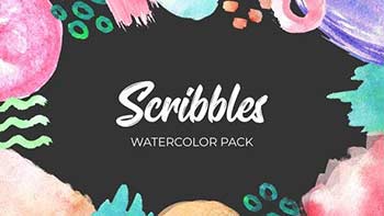 Scribbles Watercolor Pack-35882059