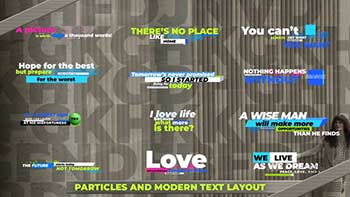 Particles and Creative Text Layout-35983142