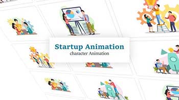 Startup Character Scene Animation Pack-36044995