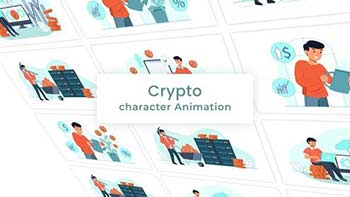 Cryptocurrency Scene Animation Pack-36045202