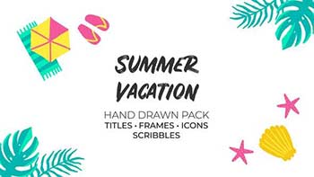 Summer Vacation Hand Drawn Pack-36063778