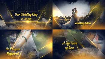 Golden Elegant Wedding Slide-28417557