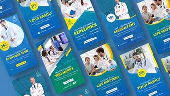 Medical Healthcare Promo Stories Pack-36249111