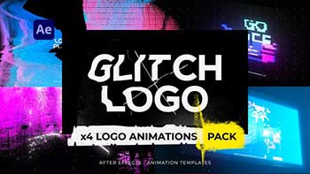 Glitch Logos Intro Pack-36260957