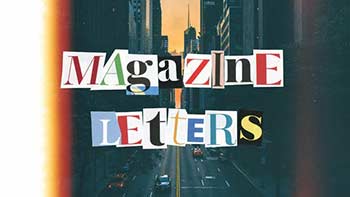 Magazine Cutout Letters-36415540