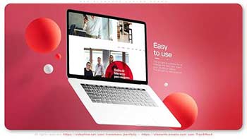Red Elements Laptop Mockup Promo-36557182