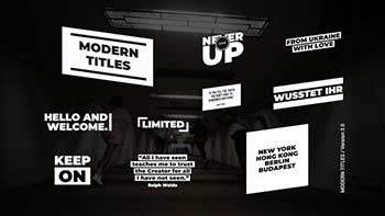 Modern Titles 3 After Effects-36759527
