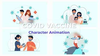 Covid Vaccine Animated Scene Pack-36809139