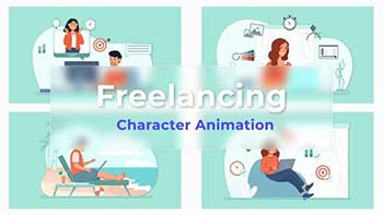 Freelancing Explainer And Animated Scene Pack-36813625