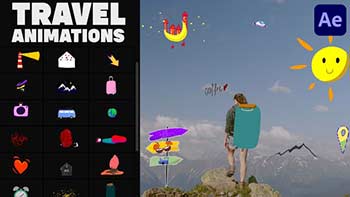 Travel Stickers for After Effects-36819623