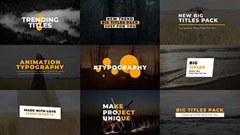 Typography Titles 2 AE-36821016