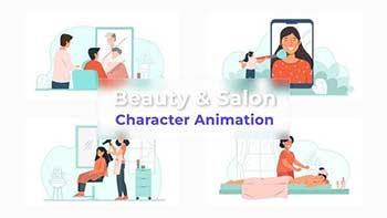 Beauty And Salon Animation Scene Pack-36866792