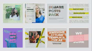 Social Media Posts Pack 3-36977186