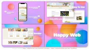 Happy Colorful Website Promo-37063532