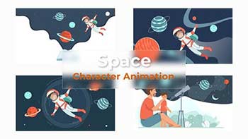 Space Animation Scene Pack-37069347