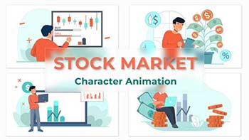 Stock Market Animation Scene Pack-37069848