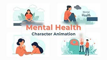 Mental Health Character Animation Scene Pack-37070302