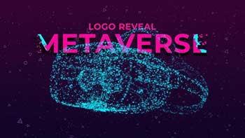 Metaverse VR Glasses Logo Reveal-37076287