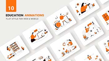 Education School Animations-Flat Concept-37101900